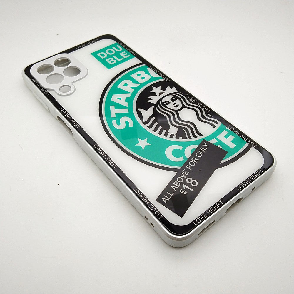 M53 5G Starbucks Series High Quality Perfect Cover Full Lens Protective Transparent TPU Case For Samsung M53 5G