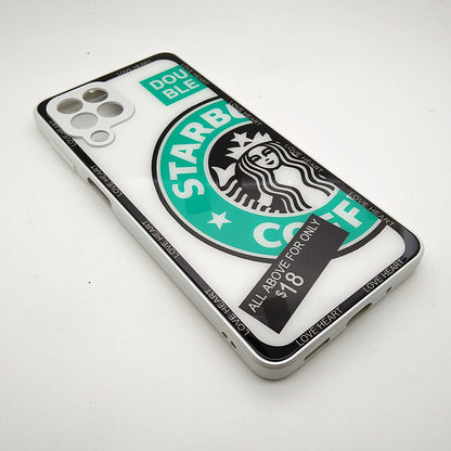 M53 5G Starbucks Series High Quality Perfect Cover Full Lens Protective Transparent TPU Case For Samsung M53 5G