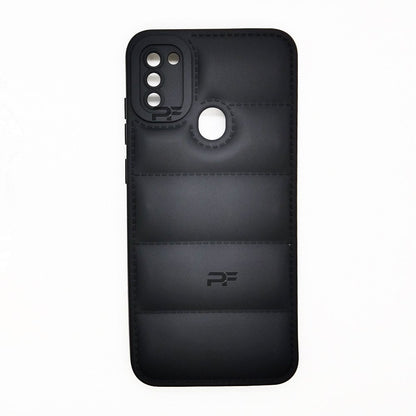 Puffer Case Jacket Cushion Back Cover for Samsung M11