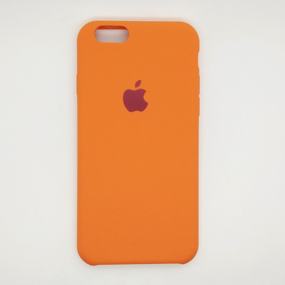 apple silicone case Velvet inner cover Hard back cover for iPhone 6 / 6s