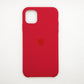 apple silicone case Velvet inner cover Hard back cover for iPhone 11