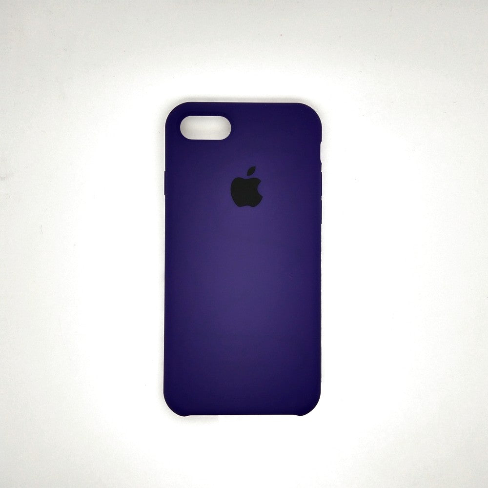 apple silicone case Velvet inner cover Hard back cover for iPhone 7 / 8