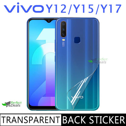 Clear Skin Back Sticker for Vivo Y12 / Y15 / Y17