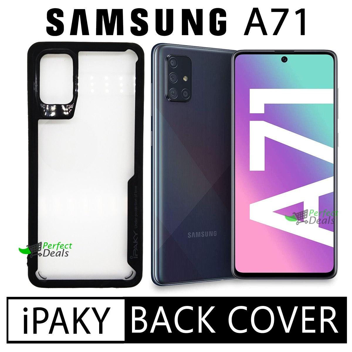 iPaky Shock Proof Back Cover for Huawei Y7 Pro 2019