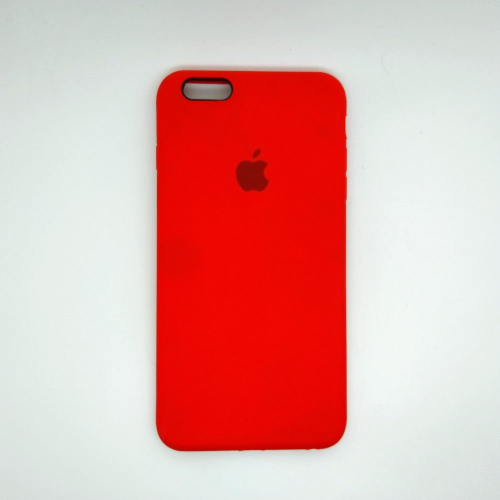 apple silicone case Velvet inner cover Hard back cover for iPhone 6 Plus / 6s Plus