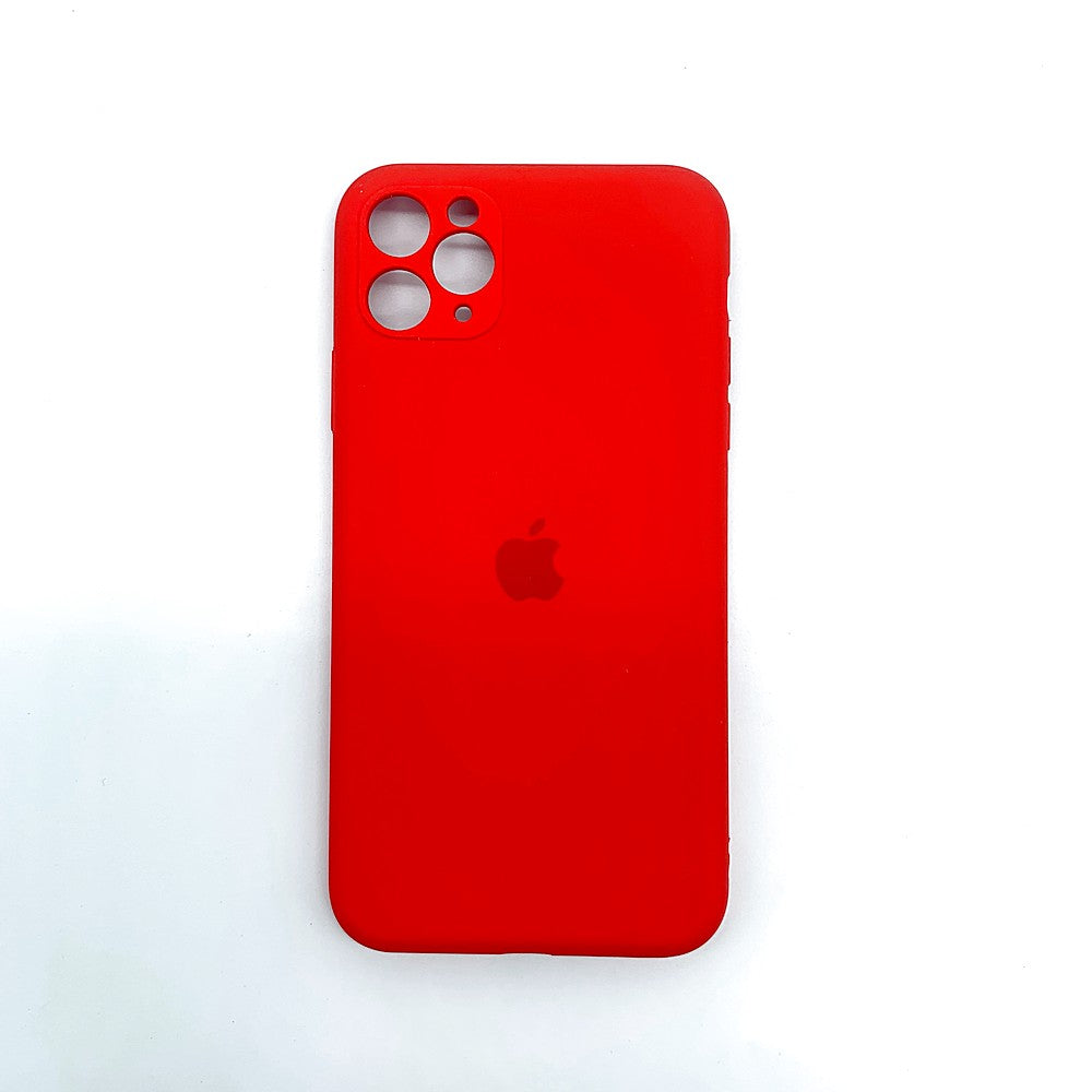 apple silicone case Velvet inner cover Hard back cover for iPhone 11 Pro Max