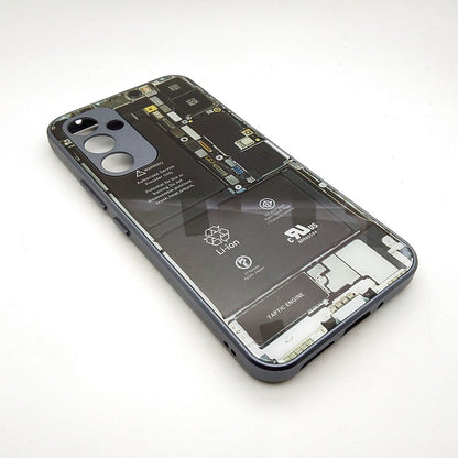 Circuit Board High Quality Hard Cover Full Camera Lens Protective Case for Samsung A54 5G