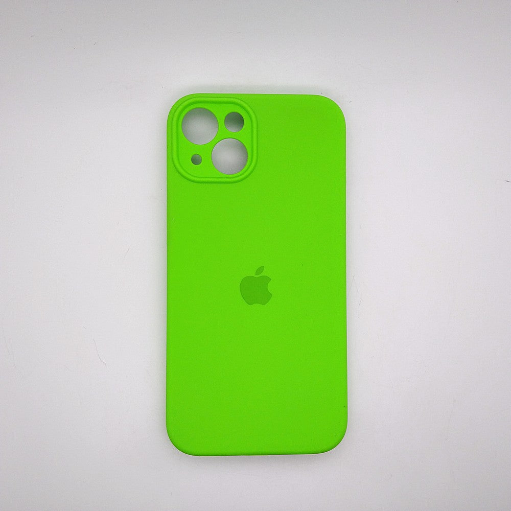 apple silicone case Velvet inner cover Hard back cover for iPhone 13