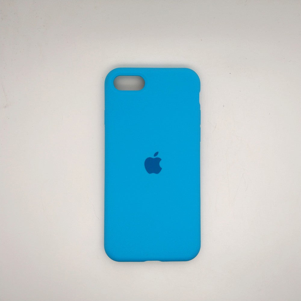 apple silicone case Velvet inner cover Hard back cover for iPhone 7 / 8