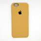 apple silicone case Velvet inner cover Hard back cover for iPhone 6 / 6s