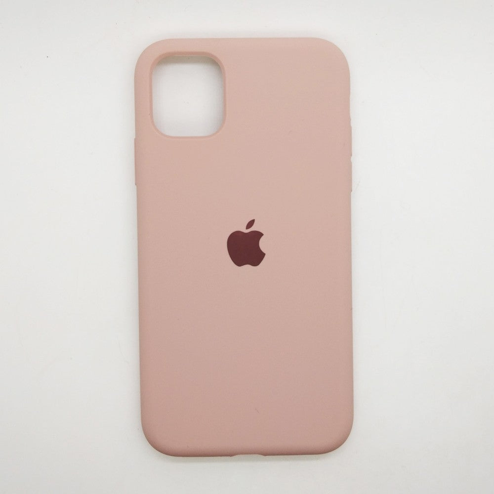 apple silicone case Velvet inner cover Hard back cover for iPhone 11