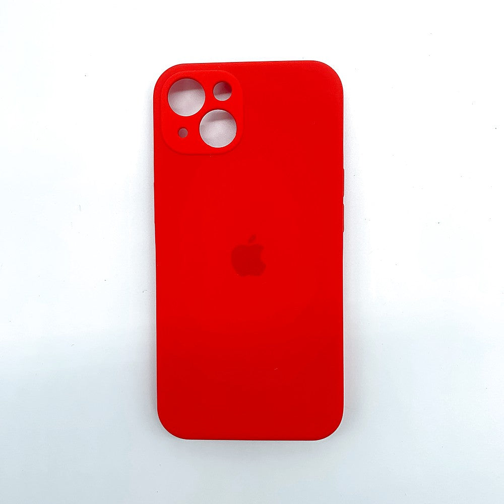 apple silicone case Velvet inner cover Hard back cover for iPhone 13