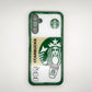 Starbucks Full Camera Lens Protective Hard Shel PC Case For Samsung A14