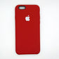 apple silicone case Velvet inner cover Hard back cover for iPhone 6 / 6s