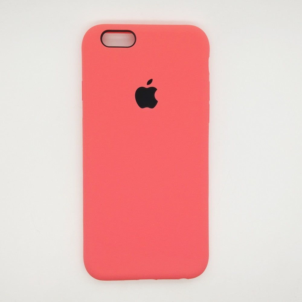 apple silicone case Velvet inner cover Hard back cover for iPhone 6 / 6s