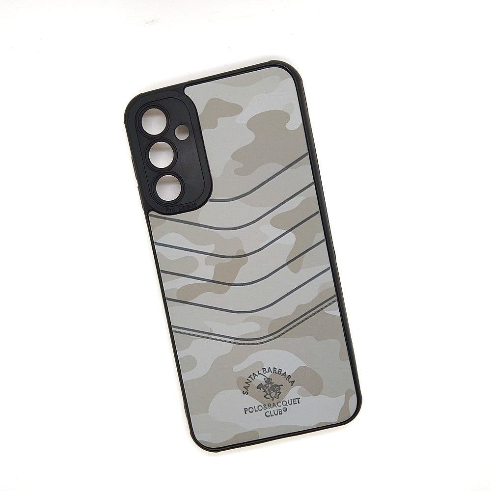 Samsung A24 4G POLO clothe texture case velvet Back Cover Grey