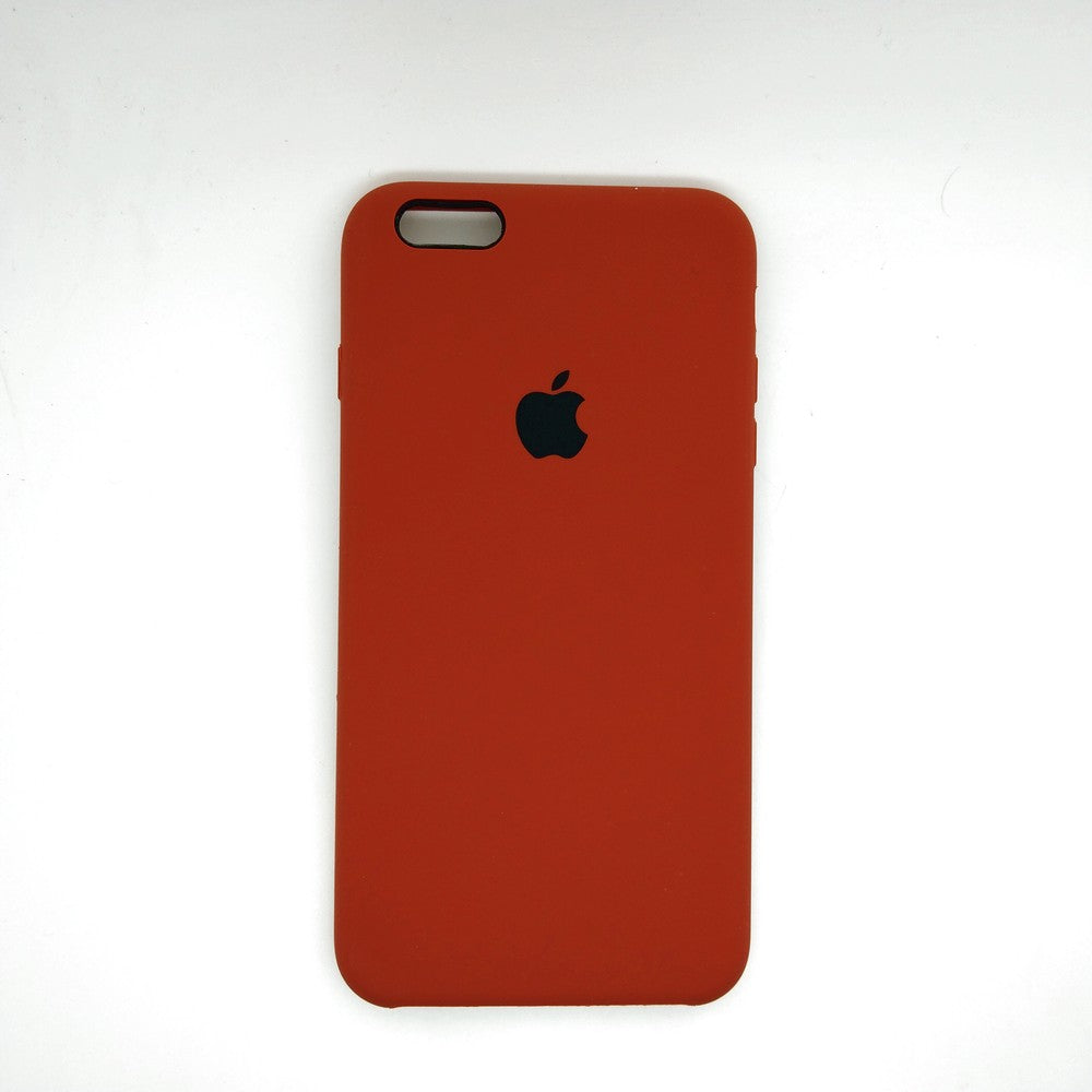 apple silicone case Velvet inner cover Hard back cover for iPhone 6 Plus / 6s Plus
