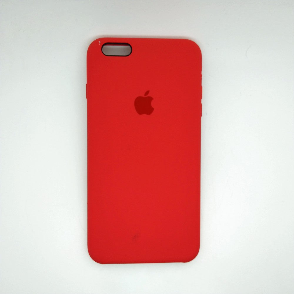apple silicone case Velvet inner cover Hard back cover for iPhone 6 Plus / 6s Plus