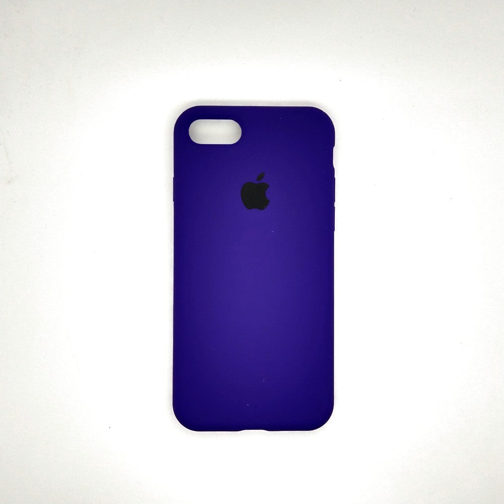 apple silicone case Velvet inner cover Hard back cover for iPhone 7 / 8