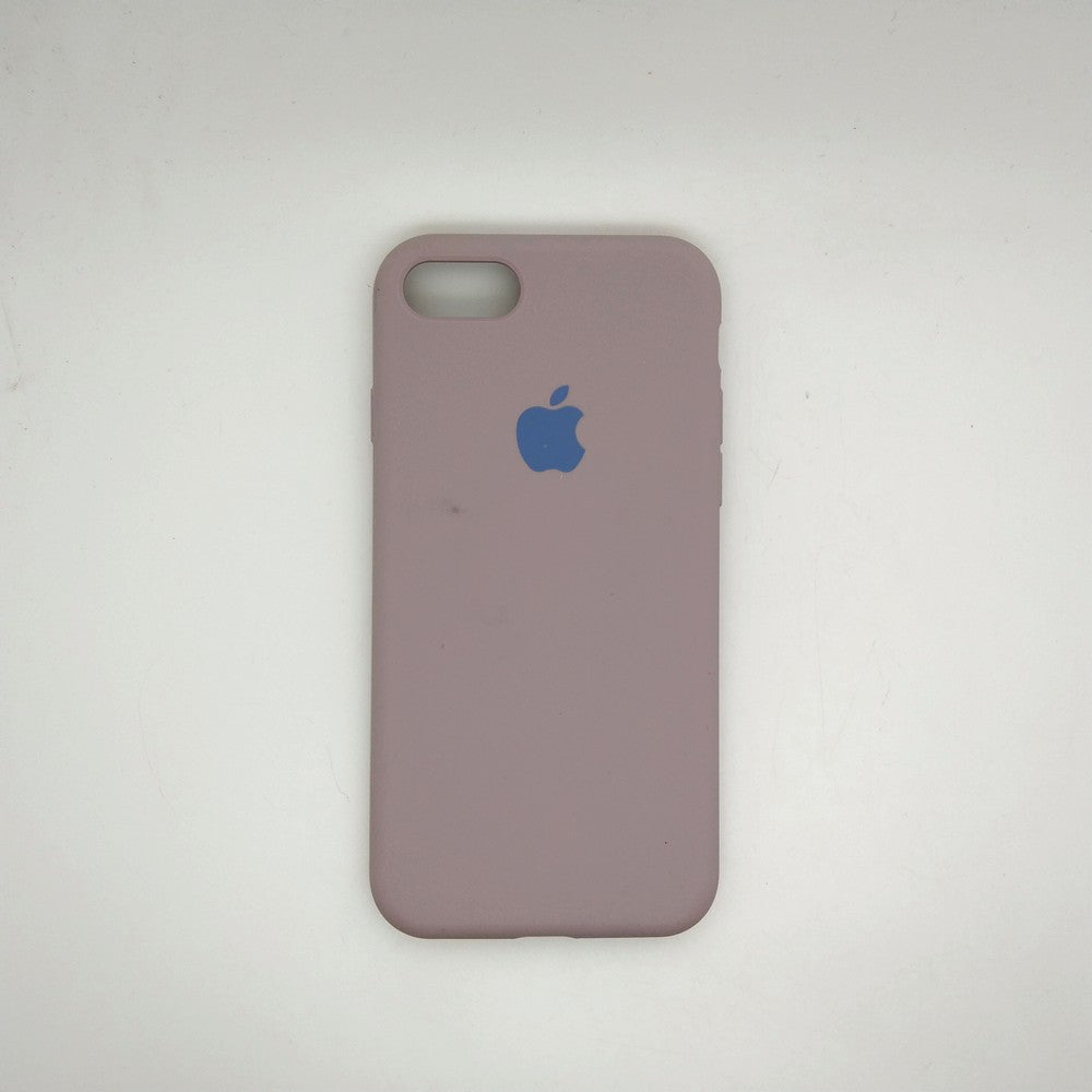 apple silicone case Velvet inner cover Hard back cover for iPhone 7 / 8
