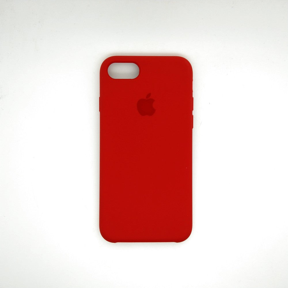 apple silicone case Velvet inner cover Hard back cover for iPhone 7 / 8