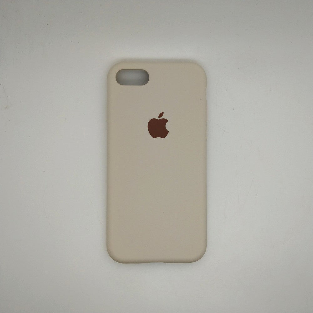 apple silicone case Velvet inner cover Hard back cover for iPhone 7 / 8