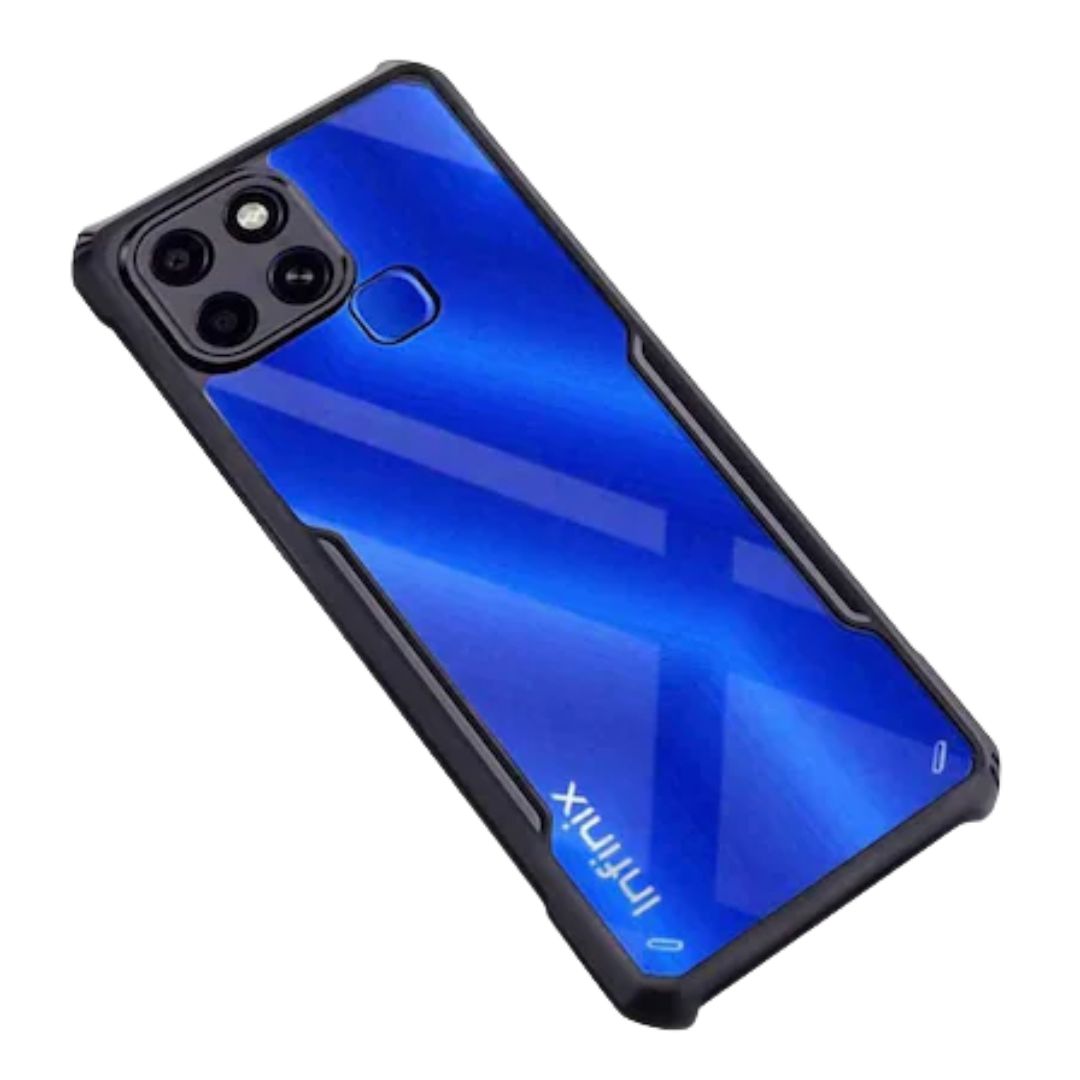 infinix Smart 6 iPaky Case Back Cover Matte Black TPU Bumper case