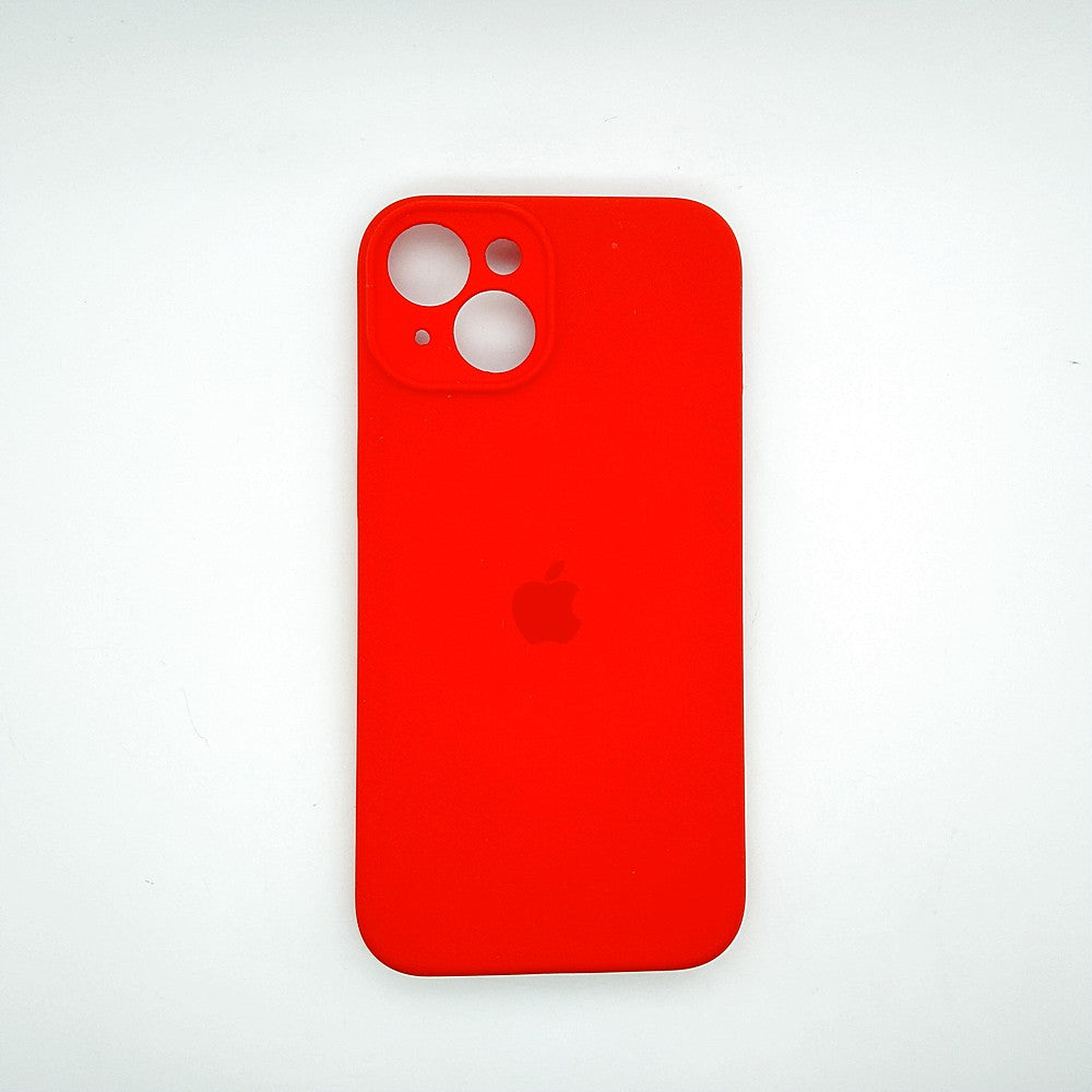 apple silicone case Velvet inner cover Hard back cover for iPhone 14