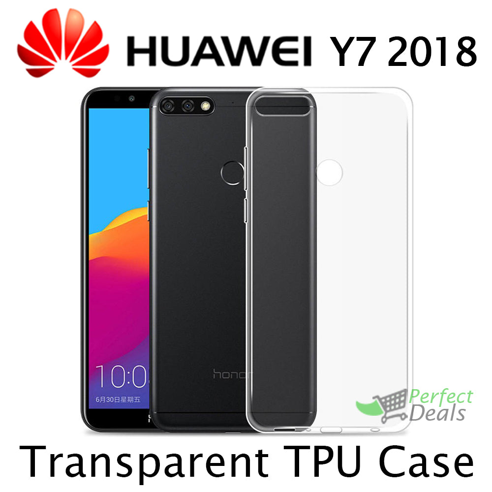 Transparent Clear TPU Case for Huawei Y7 2018