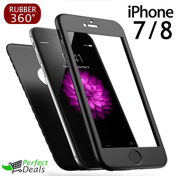 Rubber 360° TPU Case for apple iPhone 7