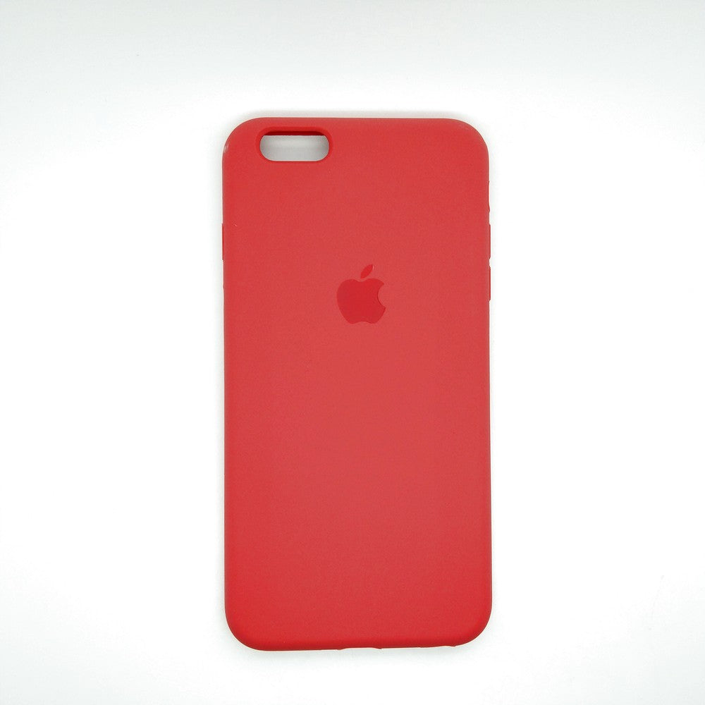 apple silicone case Velvet inner cover Hard back cover for iPhone 6 Plus / 6s Plus