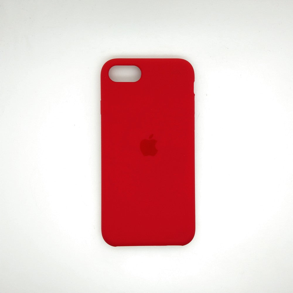 apple silicone case Velvet inner cover Hard back cover for iPhone 7 / 8
