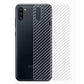 Combo Pack of Tempered Glass Screen Protector, Carbon Fiber Back Sticker, Camera lens Clear Glass Bundel for Samsung Galaxy A11