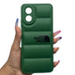 OPPO A18 Puffer Jacket Case Shock-Absorbing Air Cushion Back Cover