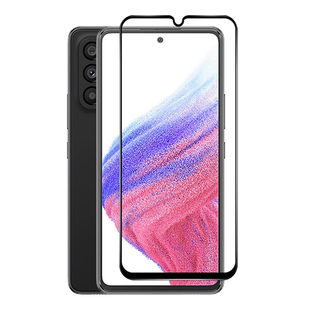 Combo Pack of Tempered Glass Screen Protector, Carbon Fiber Back Sticker, Camera lens Clear Glass Bundle for Samsung Galaxy A14