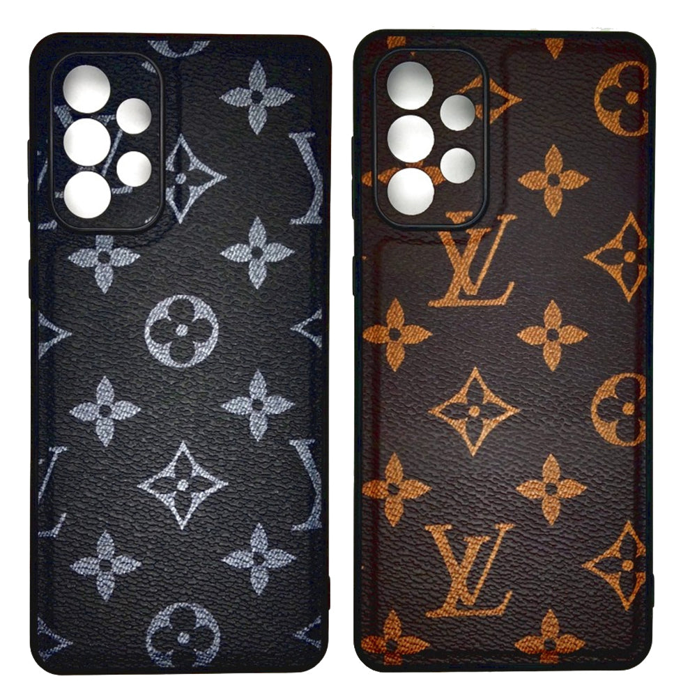 LV Case High Quality Perfect Cover Full Lens Protective Rubber TPU Case For Samsung A73