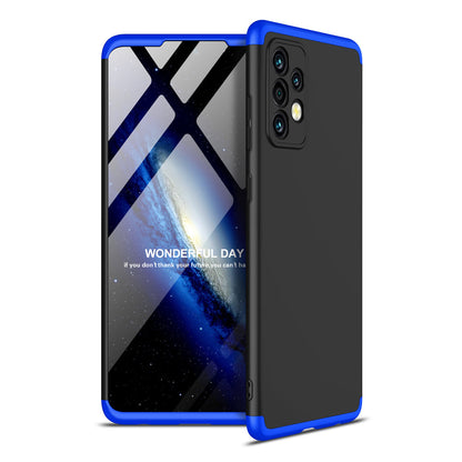 LEEKA Samsung A72 Full 3in1 Cover 360º Shockproof Armour Hard Matte PC Case