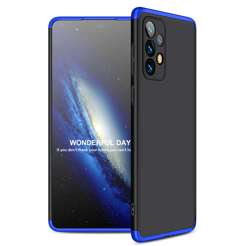 LEEKA Samsung A73 Full 3in1 Cover 360º Shockproof Armour Hard Matte PC Case