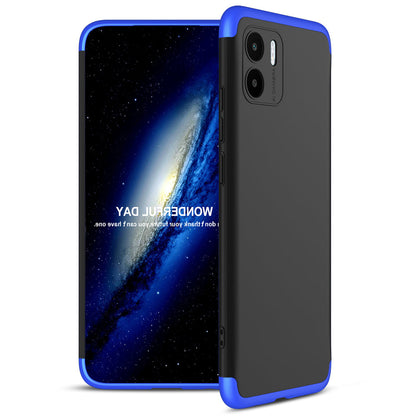 LEEKA Redmi A1 Full 3in1 Cover 360º Shockproof Armour Hard Matte PC Case