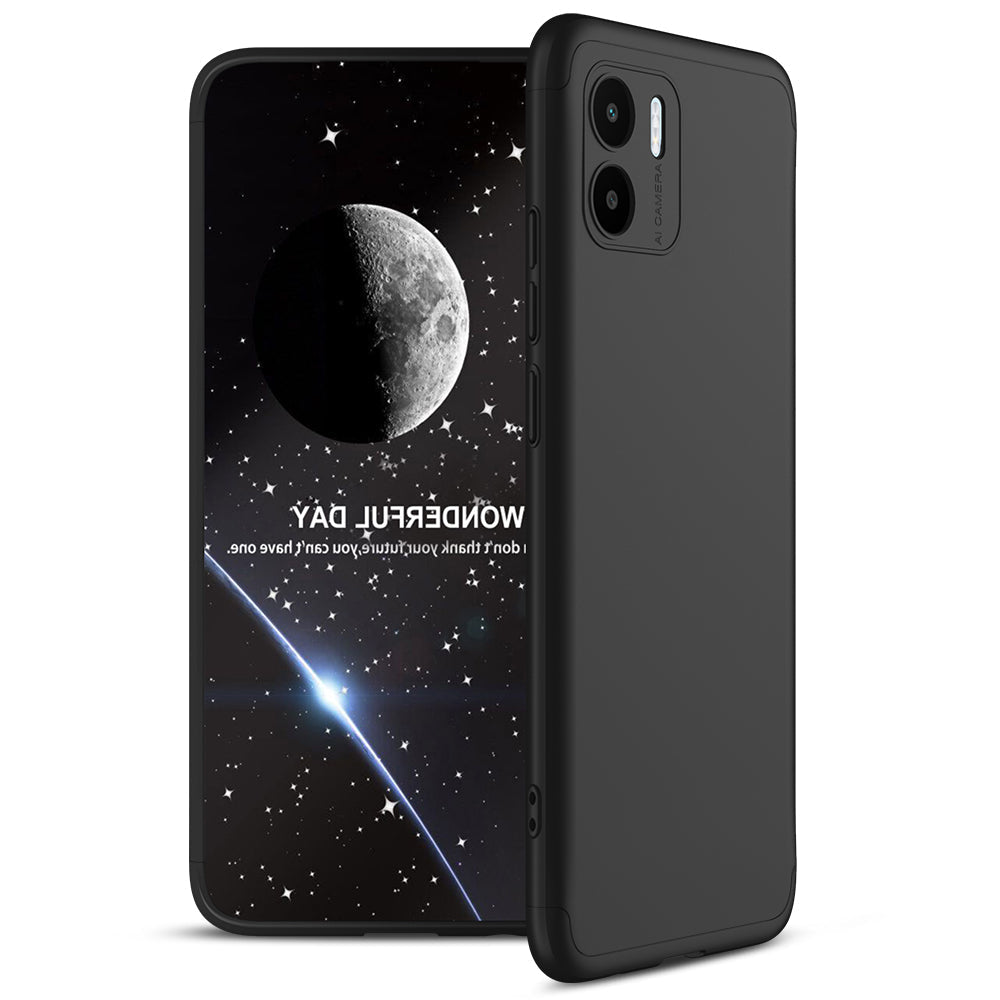 LEEKA Redmi A1 Full 3in1 Cover 360º Shockproof Armour Hard Matte PC Case