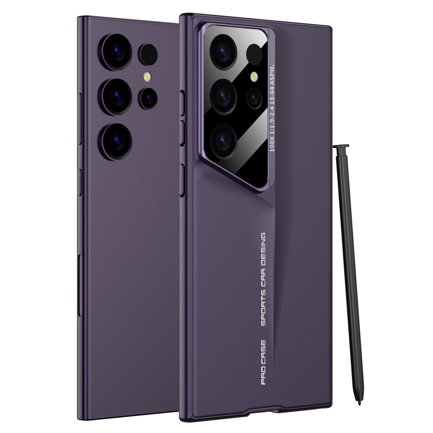 LEEKA Samsung S22 Ultra case with Super Luxury Sport car fiber Pro case design