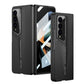 LEEKA Samsung Z Fold 3 case with Super Luxury Sport car fiber Pro case design with free inbuilt Screen Protector
