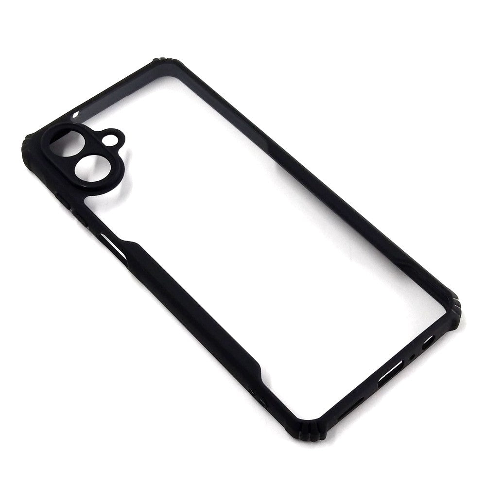 Samsung A07 case Matte Black Back Cover Soft Silicone TPU Bumper case