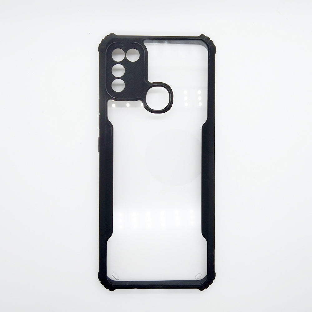 infinix Hot 10 Play iPaky Case Back Cover Matte Black TPU Bumper case