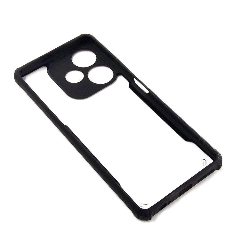 infinix Hot 30 4G case Matte Black Back Cover Soft Silicone TPU Bumper case