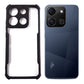 itel A05S case Matte Black Back Cover Soft Silicone TPU Bumper case