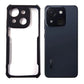 itel A50C case Matte Black Back Cover Soft Silicone TPU Bumper case