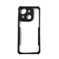 itel A50C case Matte Black Back Cover Soft Silicone TPU Bumper case