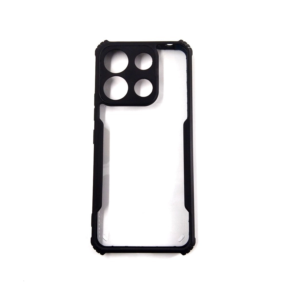 itel A60 case Matte Black Back Cover Soft Silicone TPU Bumper case