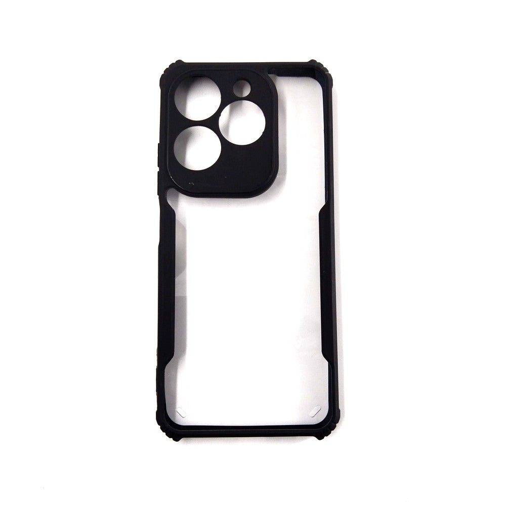 itel A70 case Matte Black Back Cover Soft Silicone TPU Bumper case